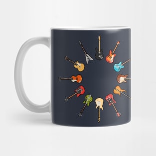 Colorful Guitar Sunburst Mug